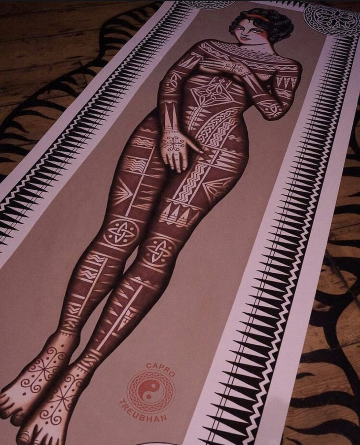 70 x 180cm prints w/ Treubhan