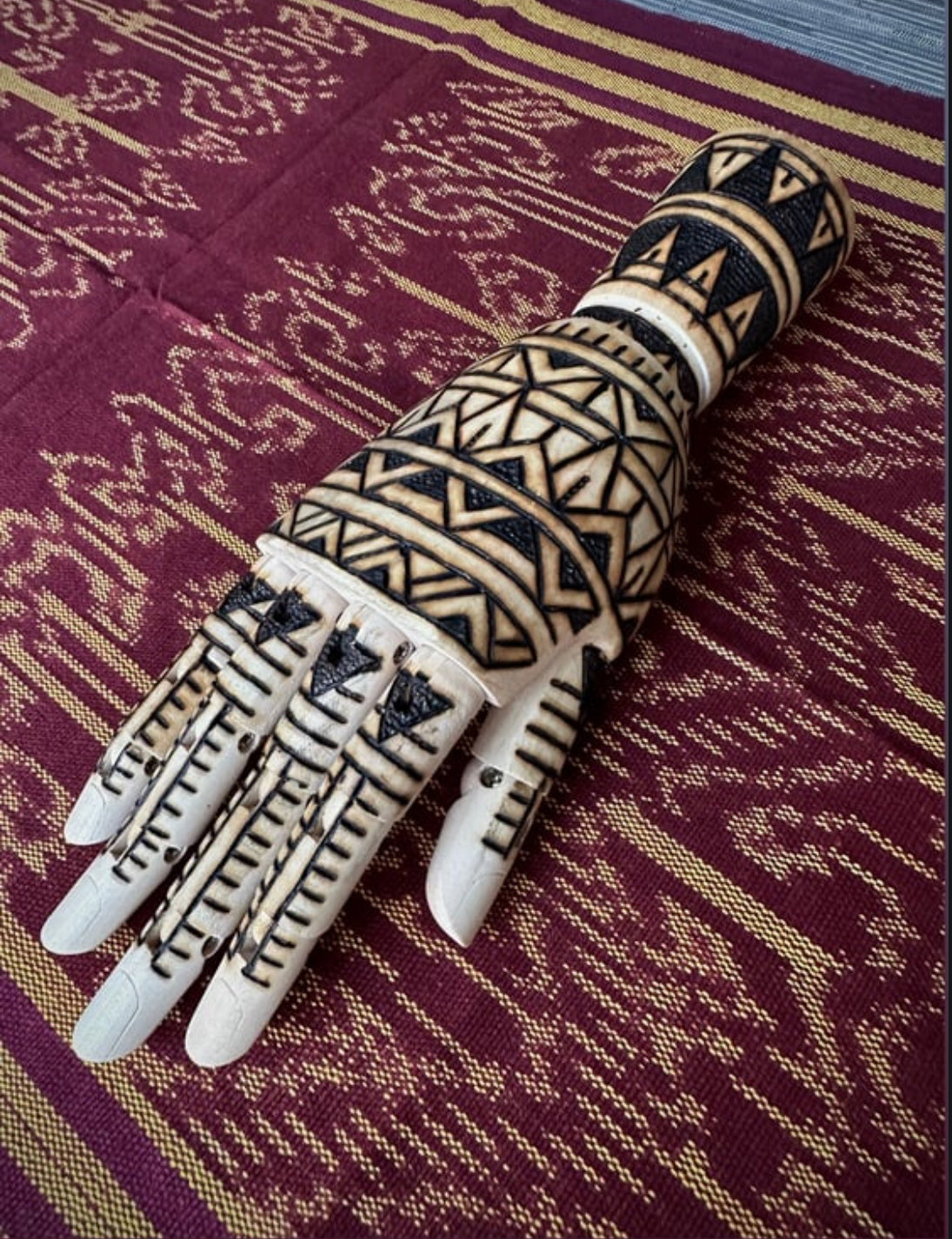 Wood Burned Hands