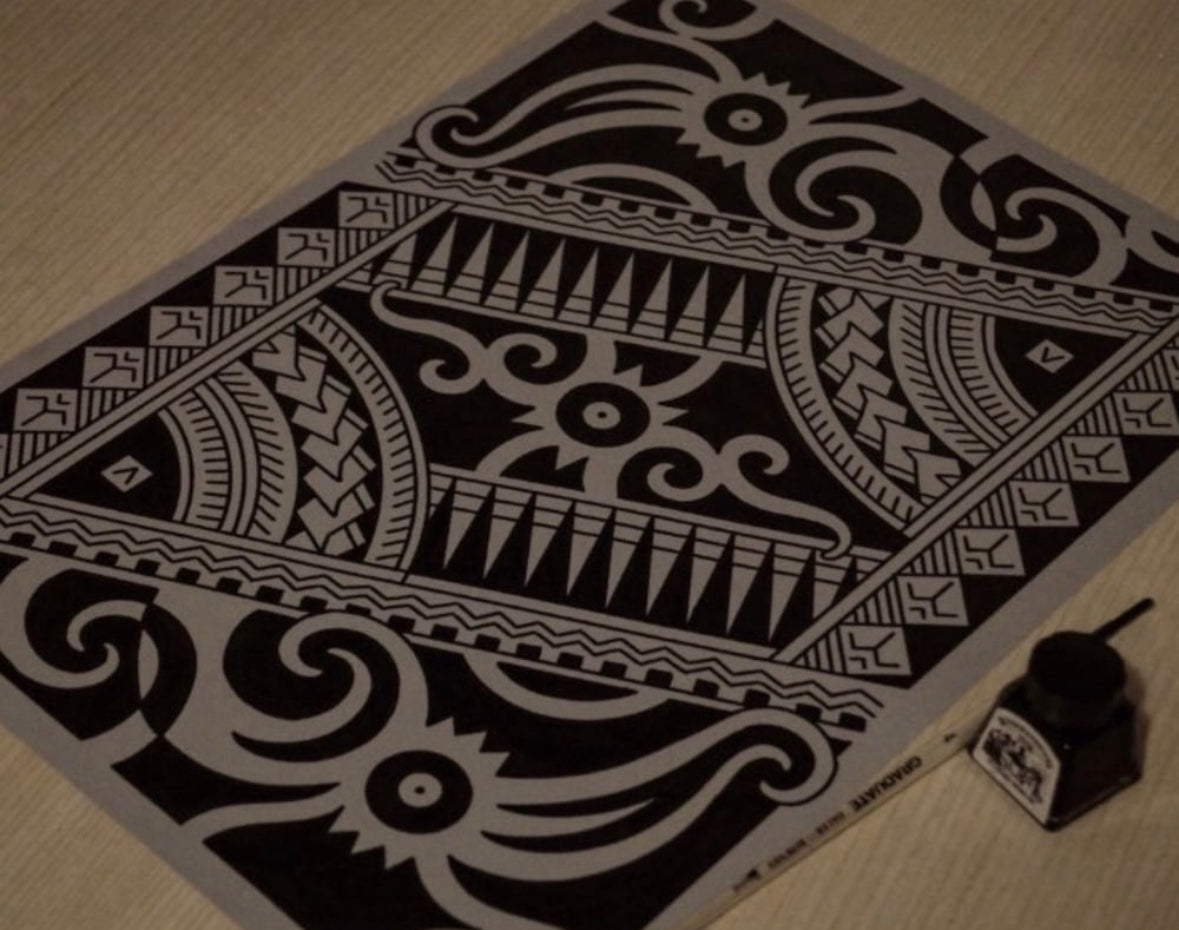 A3 screen print Tribal set