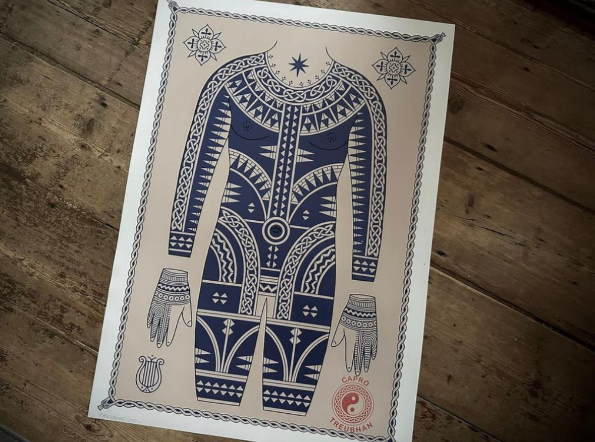 A1 poster bodysuit w/ Treubhan