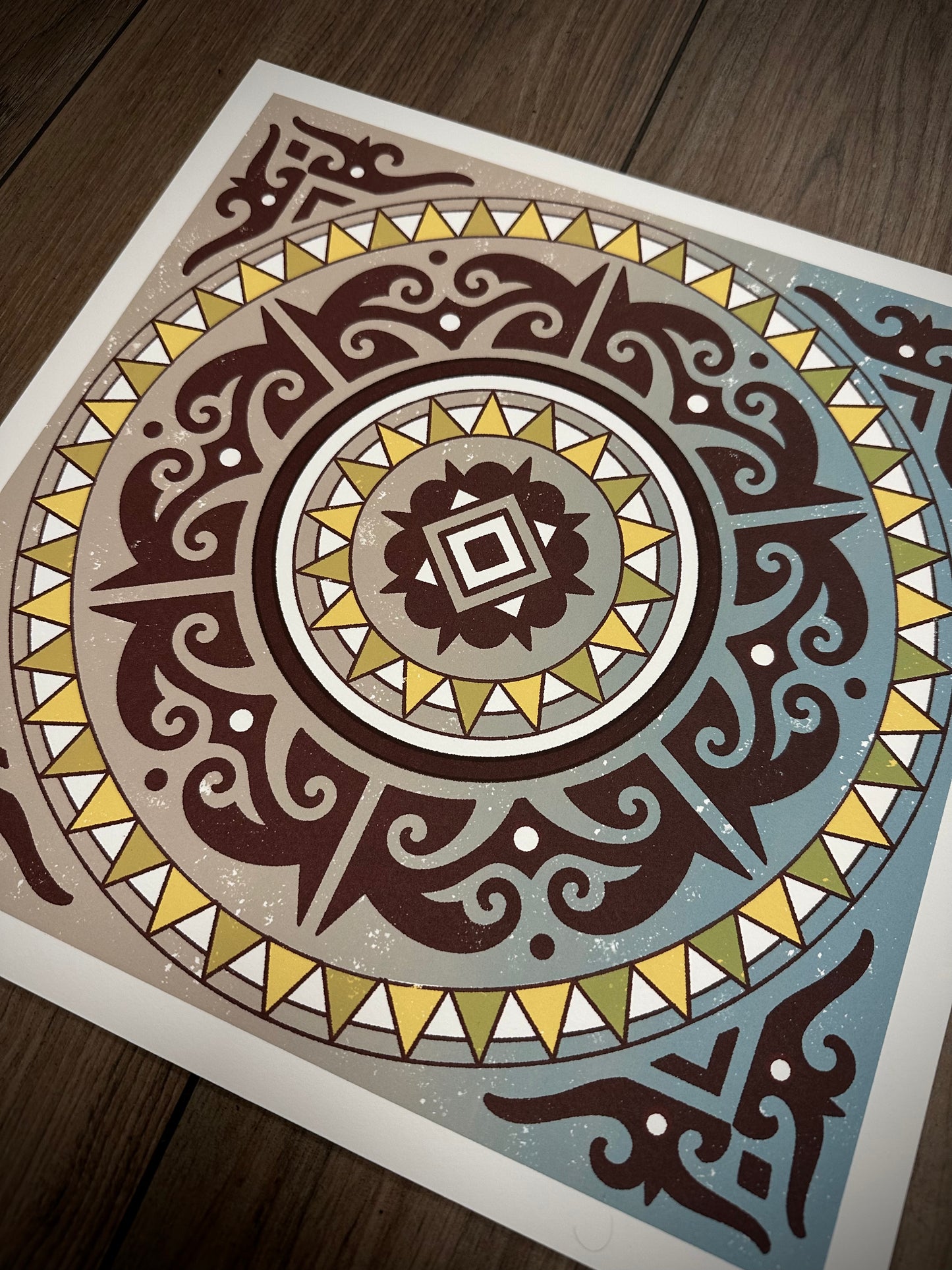 10x14” ‘Markings of Time’ Screenprint