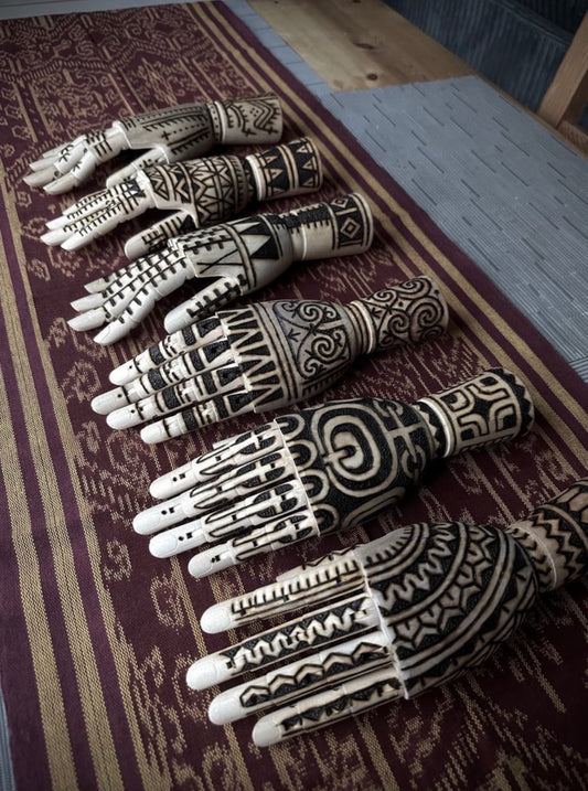 Wood Burned Hands