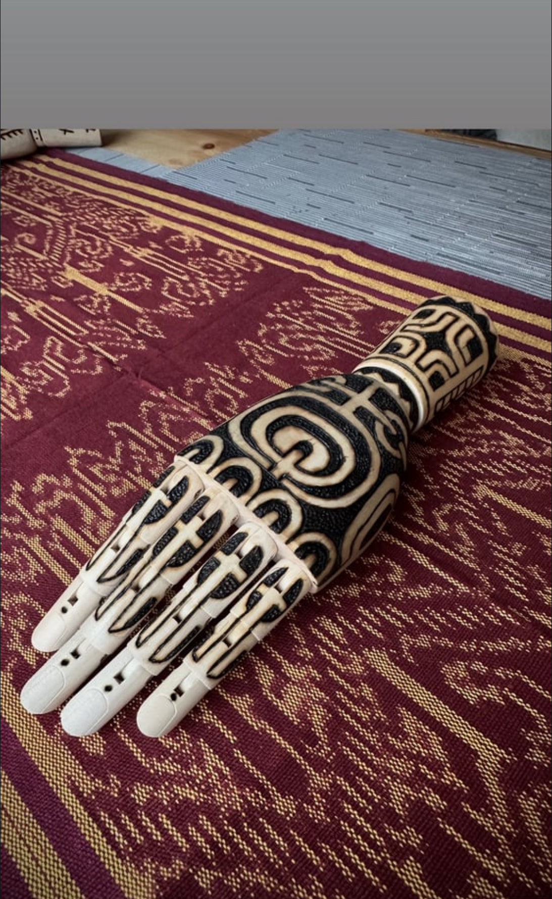 Wood Burned Hands